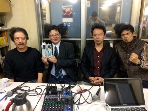 2015/11/26　ロフトラジオの生放送を終えて平野さん、著者の昼間、梅ちゃんと